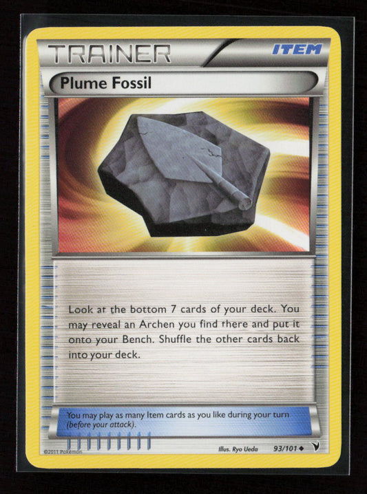 Plume Fossil Uncommon Noble Victories 93/101 NM