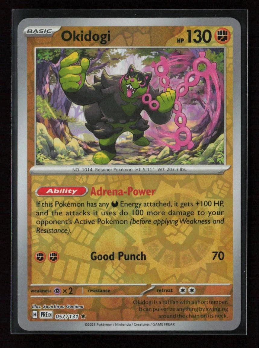 Okidogi Rare SV: Prismatic Evolutions 057/131 NM - Kang's Collectibles
