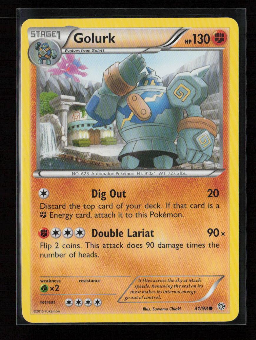 Golurk (41) Common XY - Ancient Origins 41/98 NM - Kang's Collectibles