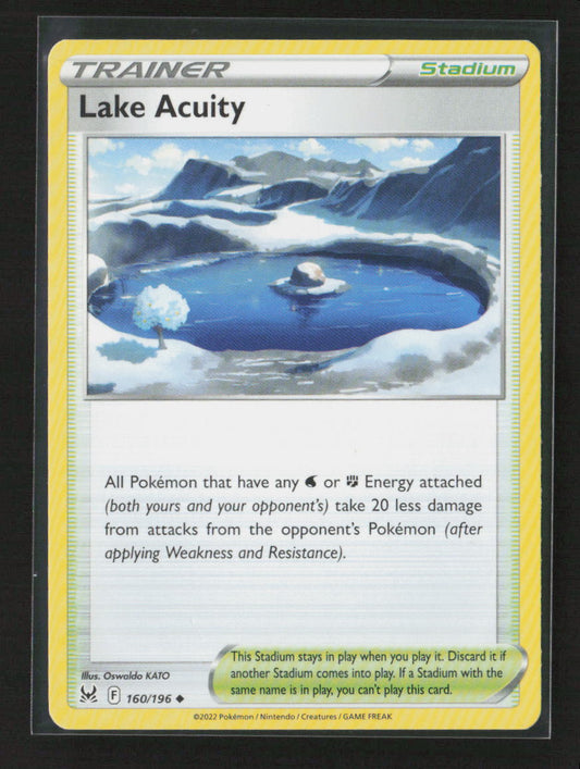 Lake Acuity Uncommon SWSH11: Lost Origin 160/196 NM