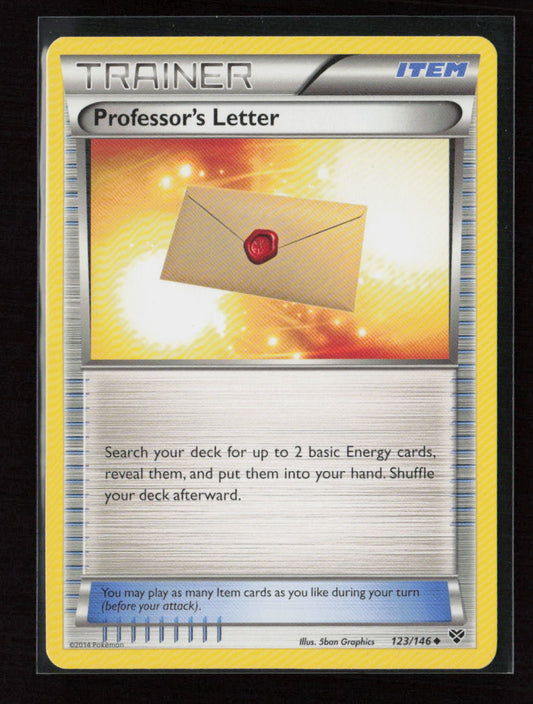 Professor's Letter Uncommon XY Base Set 123/146 NM