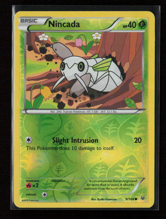 Nincada Common XY - Roaring Skies 9/108 NM