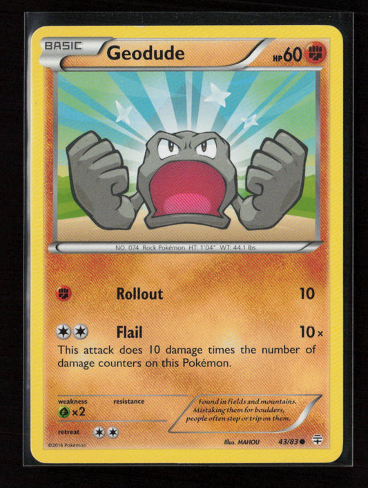 Geodude Common Generations 43/83 LP