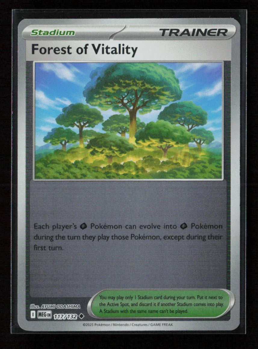 Forest of Vitality Uncommon ME01: Mega Evolution 117/132 NM - Kang's Collectibles