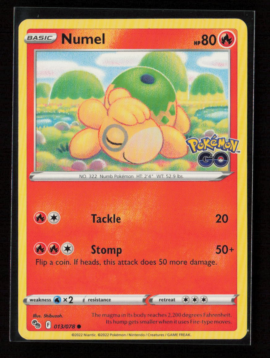Numel Common Pokemon GO 013/078 LP