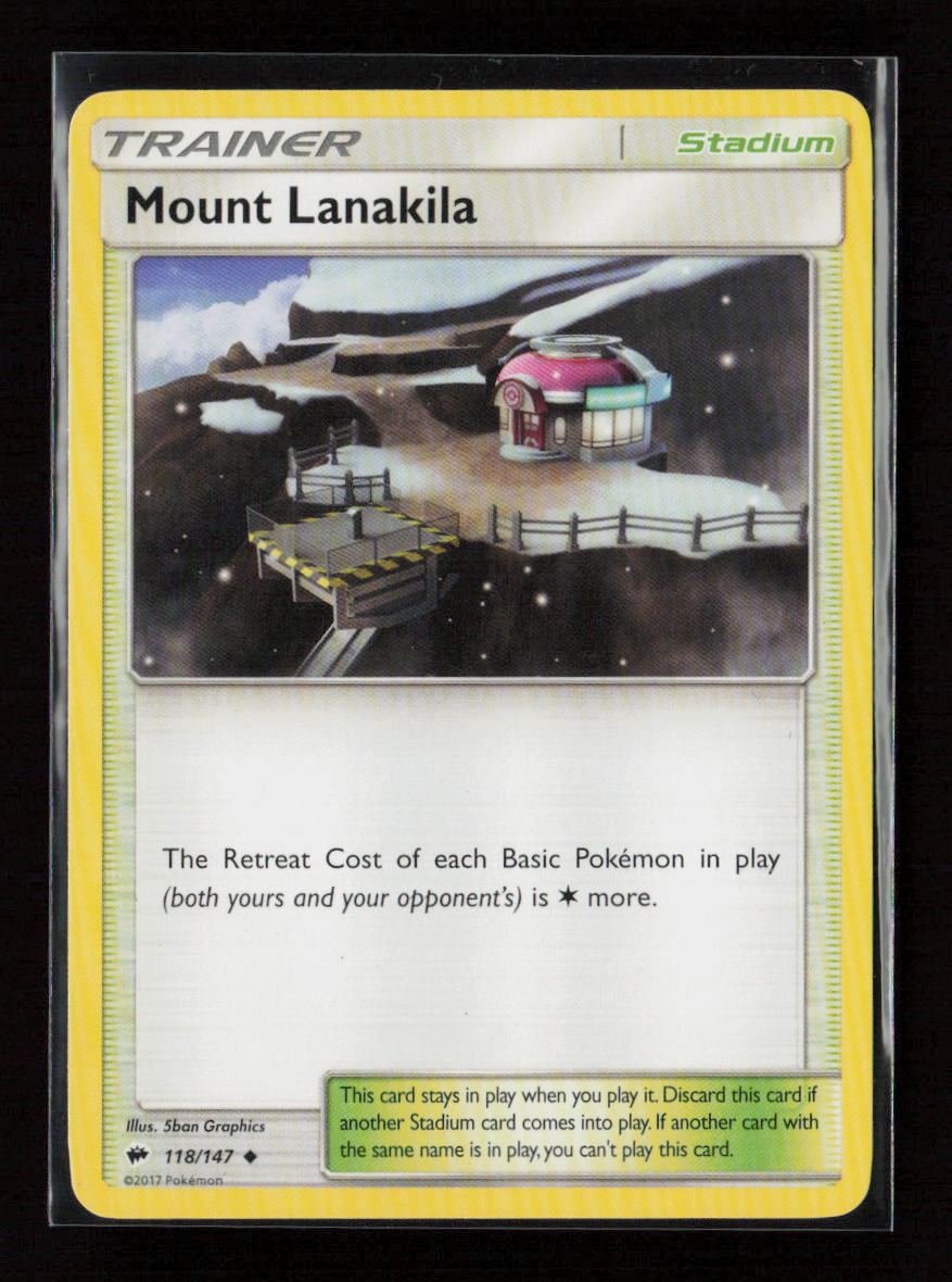 Mount Lanakila Uncommon SM - Burning Shadows 118/147 LP