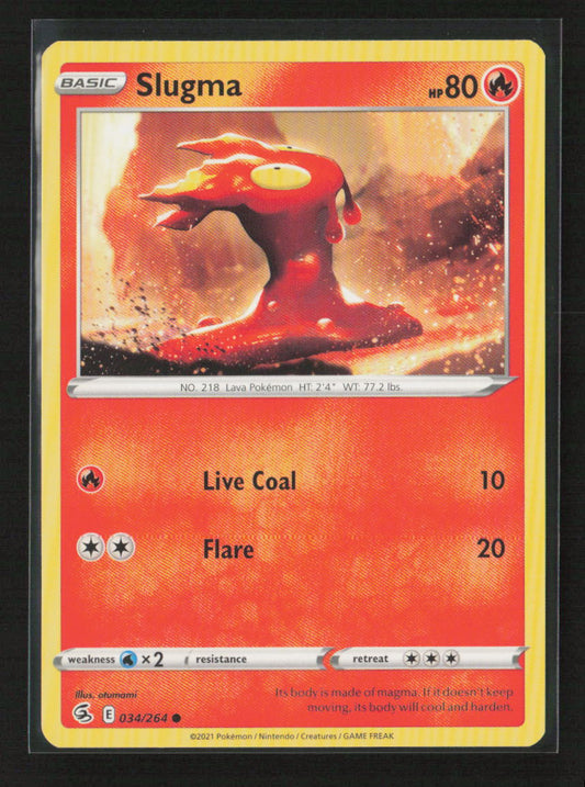 Slugma Common SWSH08: Fusion Strike 034/264 LP