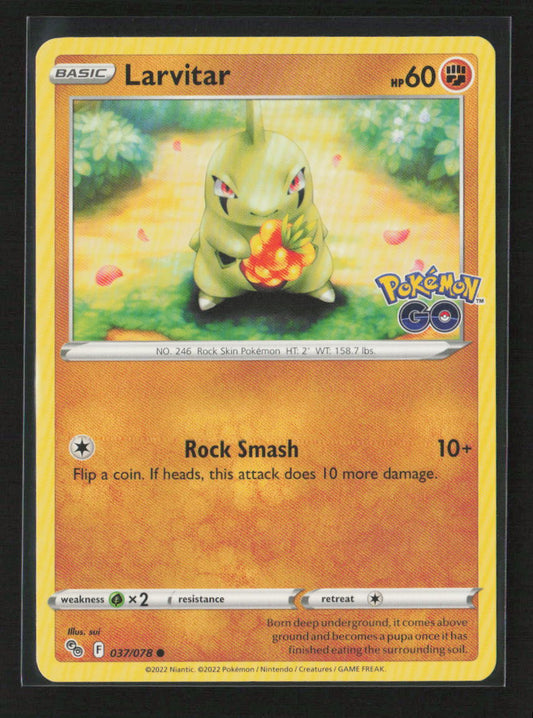 Larvitar Common Pokemon GO 037/078 LP