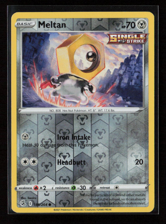 Meltan Common SWSH08: Fusion Strike 188/264 NM