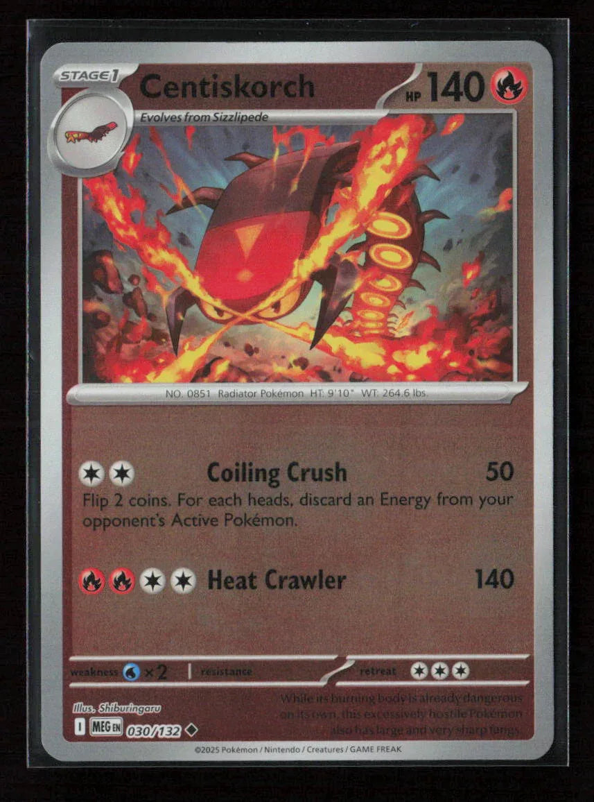 Centiskorch Uncommon ME01: Mega Evolution 030/132 NM - Kang's Collectibles