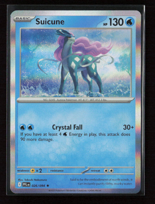 Suicune Rare ME02: Phantasmal Flames 026/094 NM