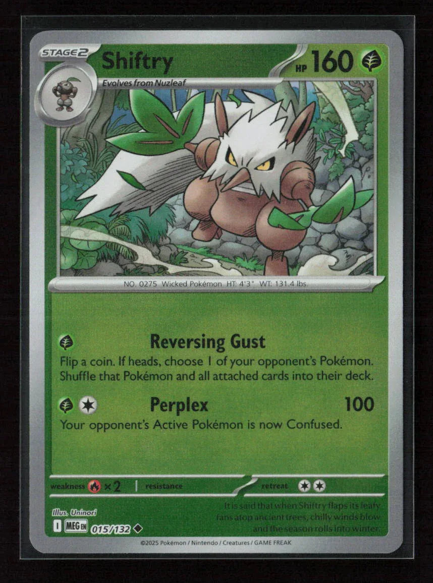 Shiftry Uncommon ME01: Mega Evolution 015/132 NM - Kang's Collectibles