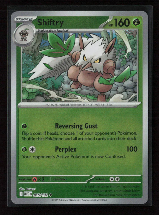 Shiftry Uncommon ME01: Mega Evolution 015/132 NM - Kang's Collectibles