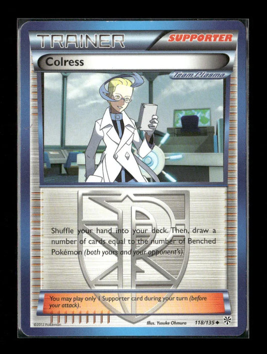 Colress (Team Plasma) Uncommon Plasma Storm 118/135 LP - Kang's Collectibles