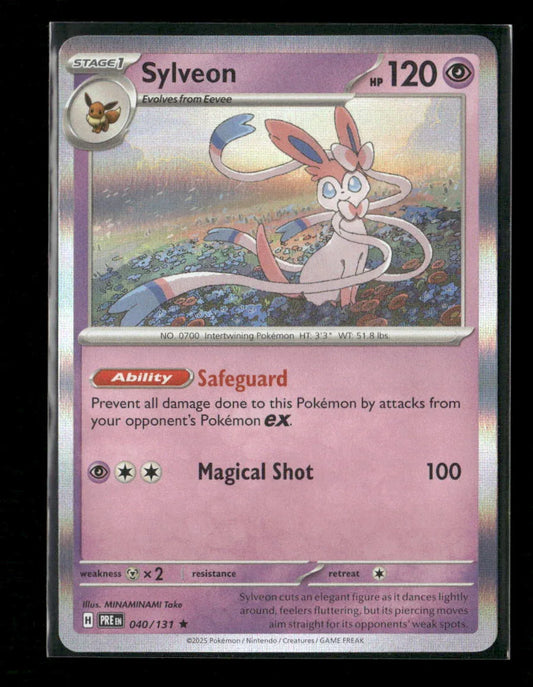 Sylveon Rare SV: Prismatic Evolutions 040/131 NM - Kang's Collectibles