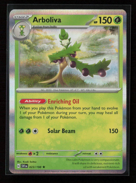 Arboliva Rare SV01: Scarlet & Violet Base Set 023/198 NM - Kang's Collectibles