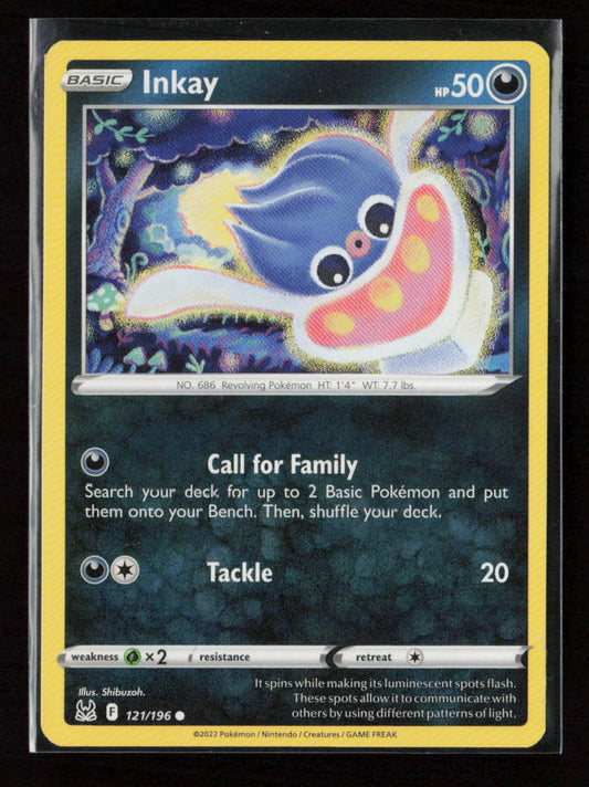 Inkay (121) Common SWSH11: Lost Origin 121/196 LP