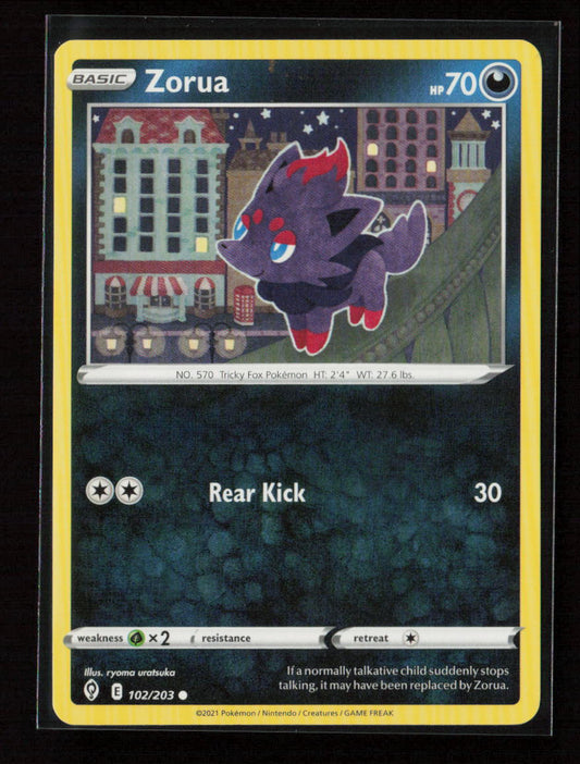 Zorua Common SWSH07: Evolving Skies 102/203 LP