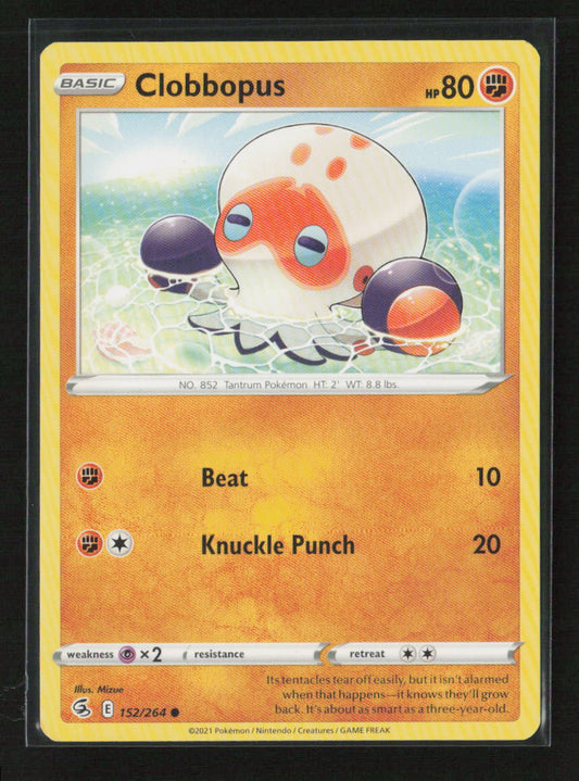 Clobbopus Common SWSH08: Fusion Strike 152/264 LP