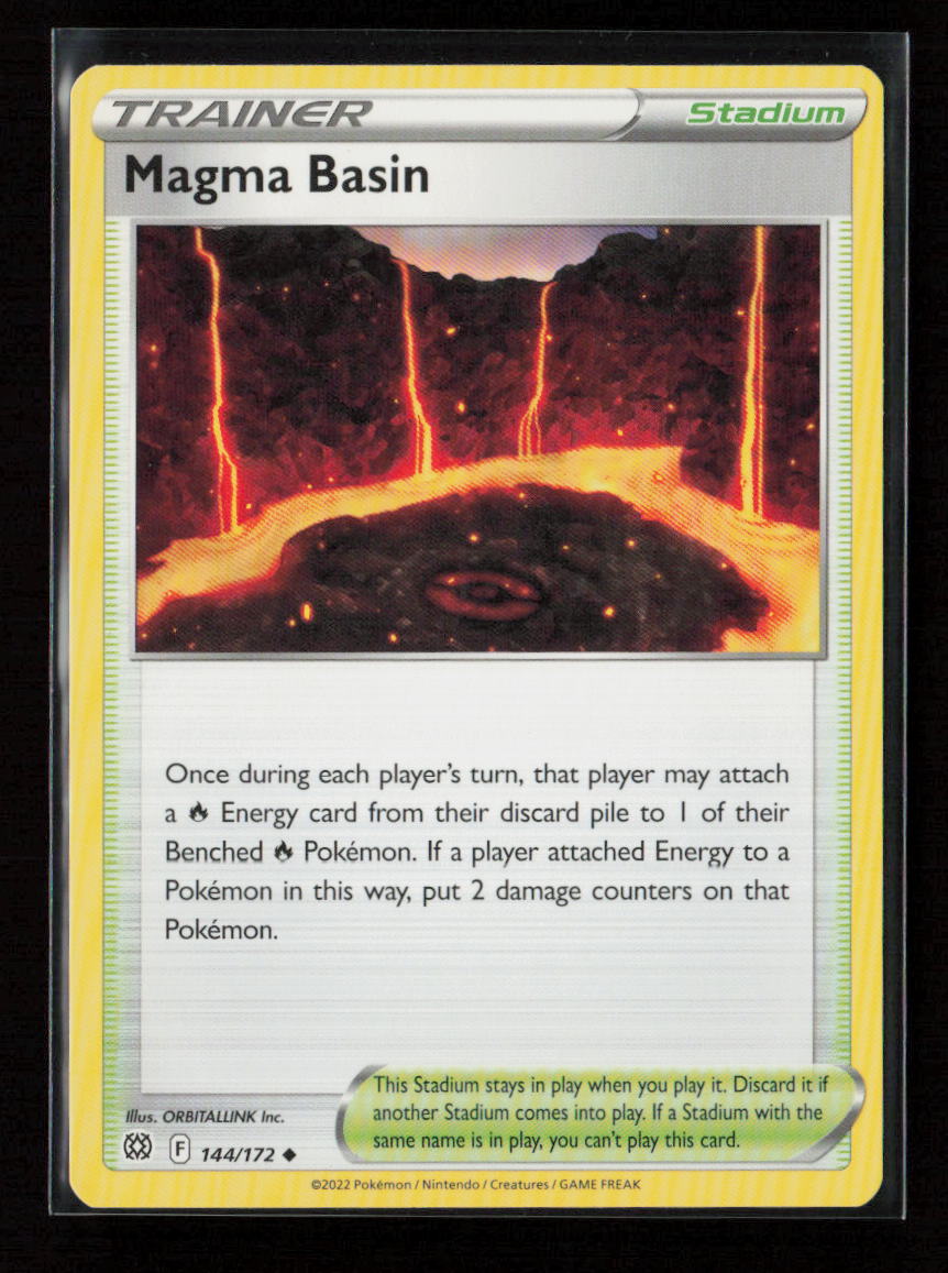 Magma Basin Uncommon SWSH09: Brilliant Stars 144/172 LP