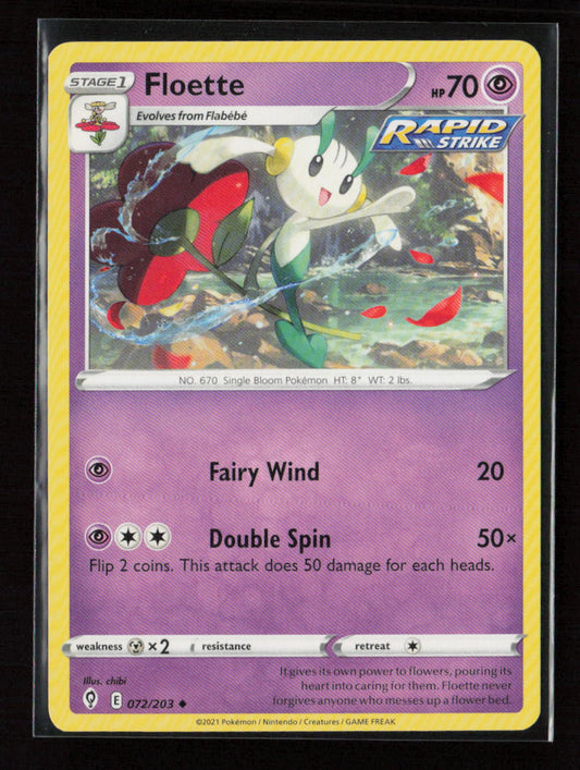 Floette Uncommon SWSH07: Evolving Skies 072/203 NM