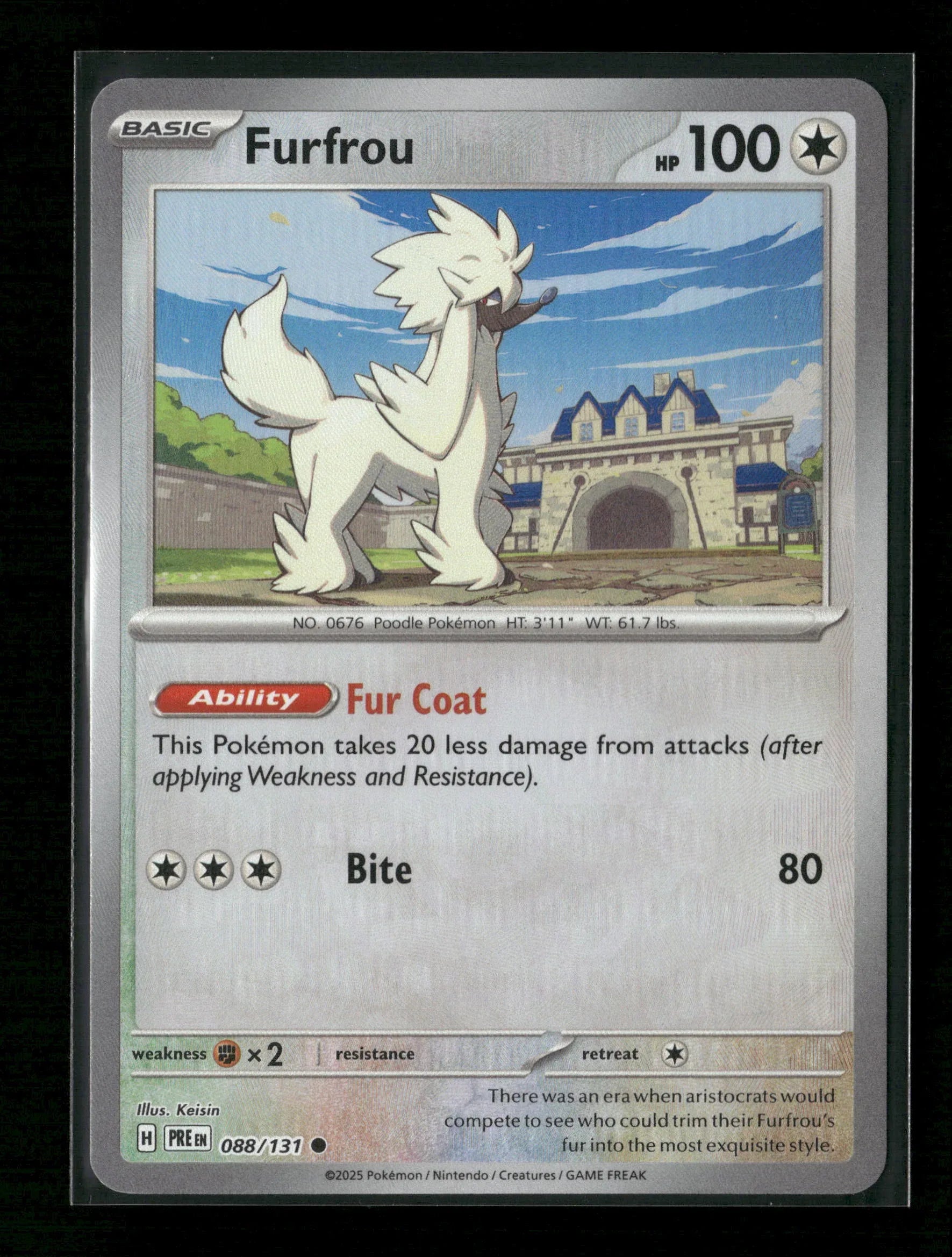 Furfrou (Poke Ball Pattern) Common SV: Prismatic Evolutions 088/131 NM - Kang's Collectibles