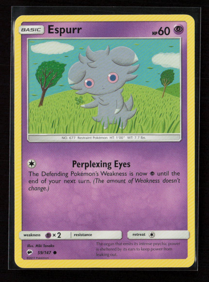 Espurr Common SM - Burning Shadows 59/147 LP