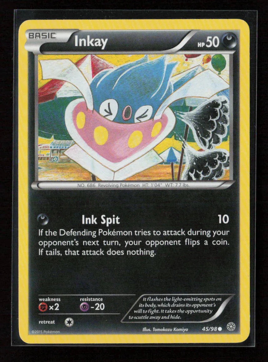 Inkay Common XY - Ancient Origins 45/98 NM - Kang's Collectibles