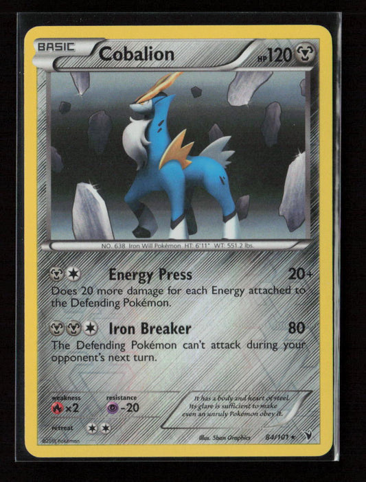 Cobalion Holo Rare Noble Victories 84/101 LP