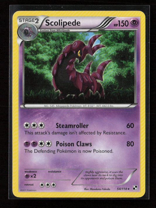 Scolipede Rare Black and White 54/114 LP