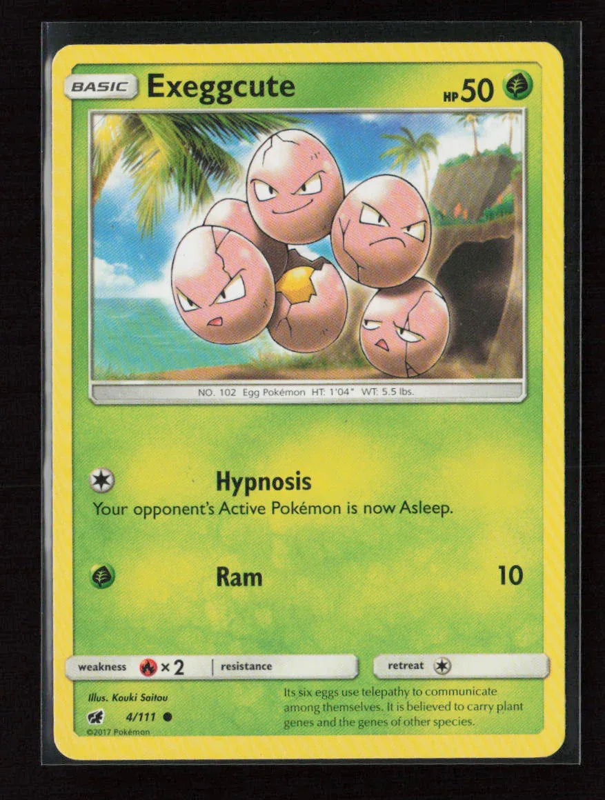 Exeggcute Common SM - Crimson Invasion 4/111 LP - Kang's Collectibles