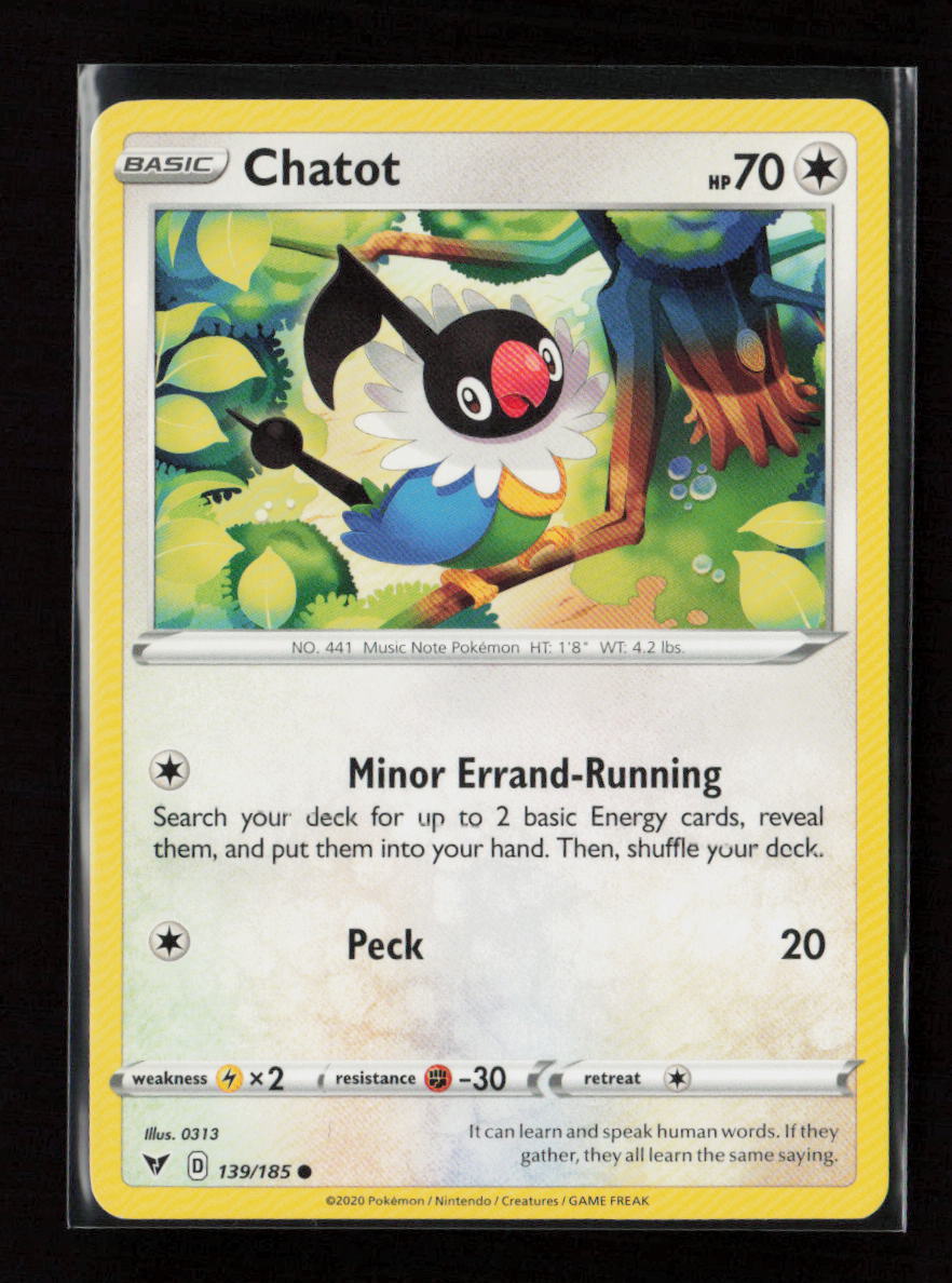 Chatot Common SWSH04: Vivid Voltage 139/185 LP