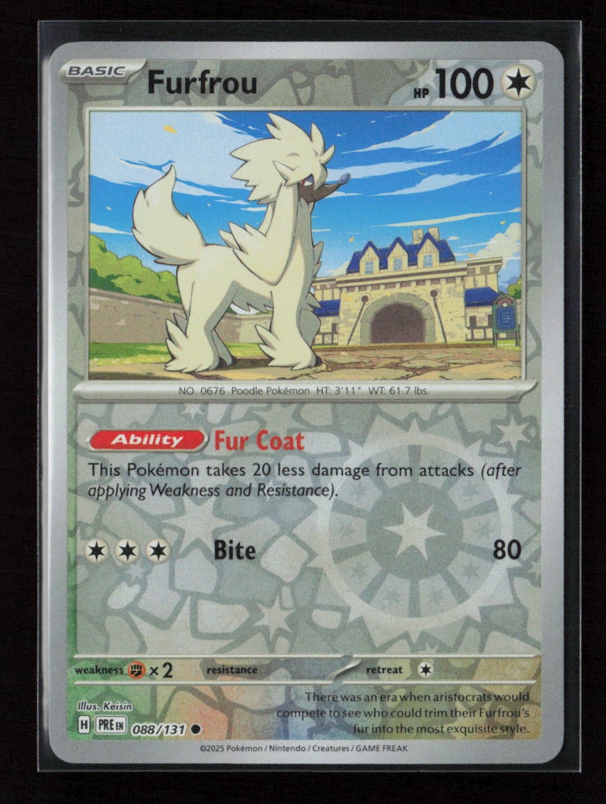 Furfrou Common SV: Prismatic Evolutions 088/131 NM