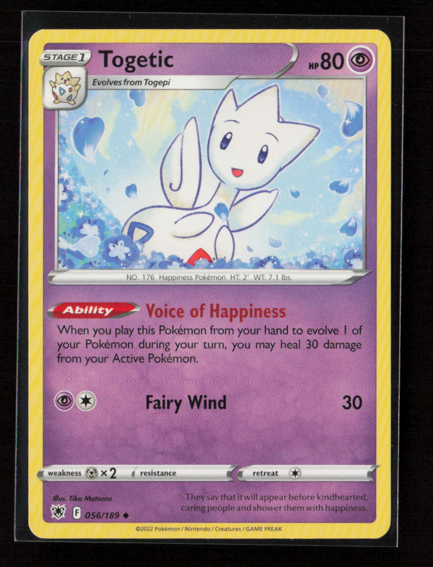 Togetic Uncommon SWSH10: Astral Radiance 056/189 LP