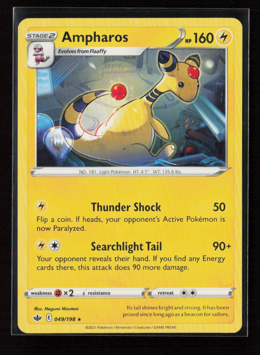 Ampharos Rare SWSH06: Chilling Reign 049/198 LP