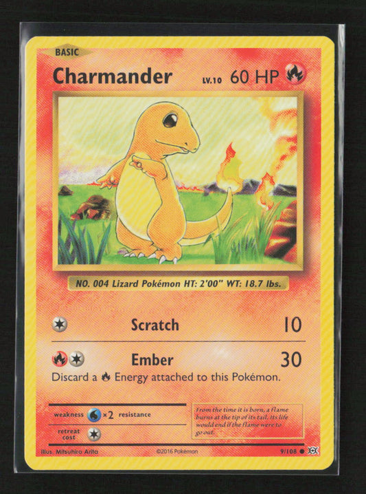 Charmander Common XY - Evolutions 9/108 LP