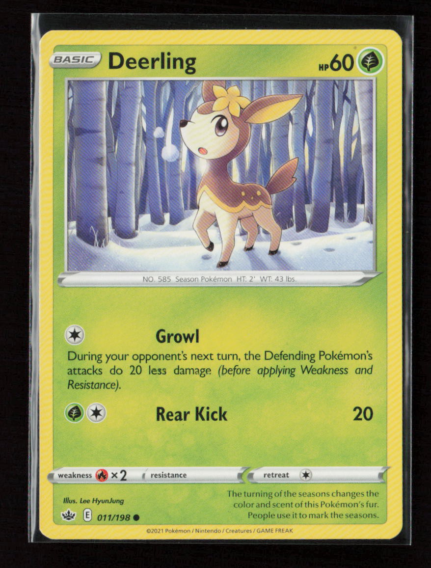 Deerling Common SWSH06: Chilling Reign 011/198 LP