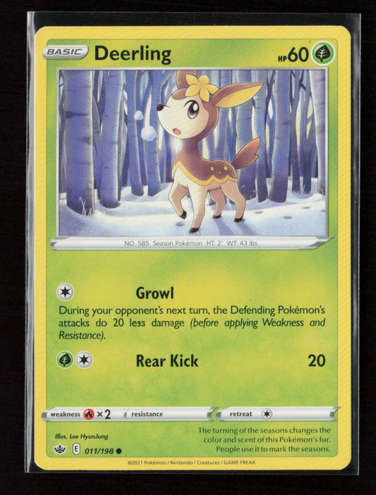 Deerling Common SWSH06: Chilling Reign 011/198 LP