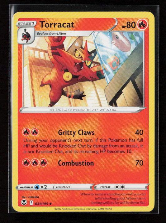 Torracat Uncommon SWSH12: Silver Tempest 031/195 LP