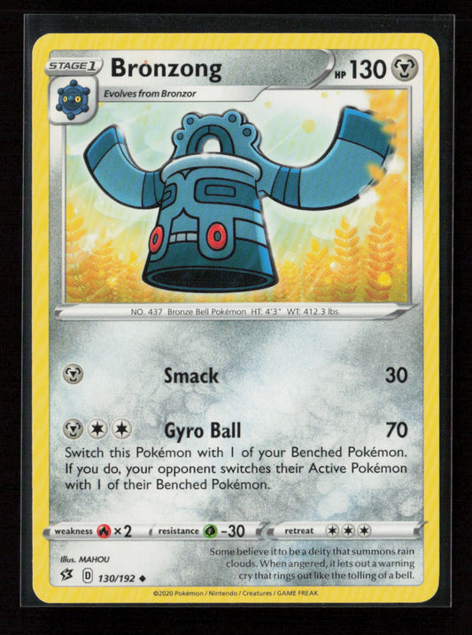 Bronzong Uncommon SWSH02: Rebel Clash 130/192 LP