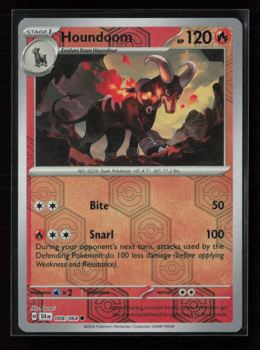 Houndoom - Common SV: Shrouded Fable 008/064 NM - Kang's Collectibles