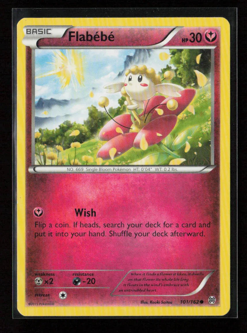 Flabebe Common XY - BREAKthrough 101/162 NM - Kang's Collectibles