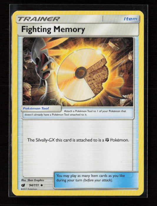 Fighting Memory Uncommon SM - Crimson Invasion 94/111 LP