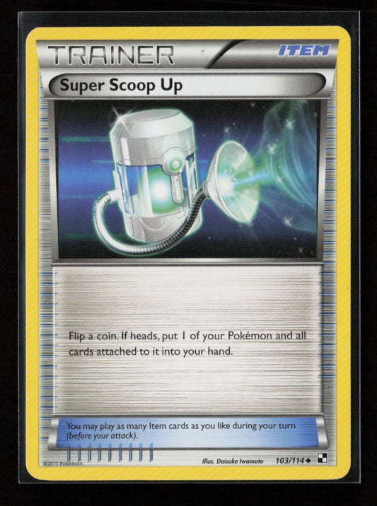 Super Scoop Up Uncommon Black and White 103/114 LP
