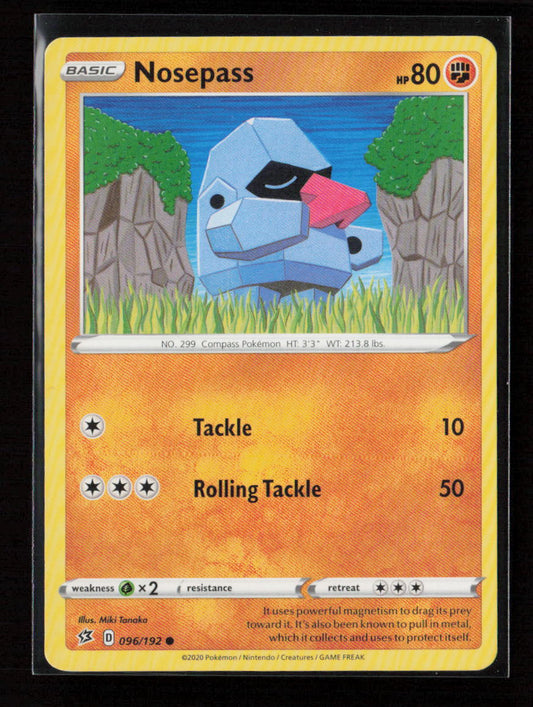 Nosepass Common SWSH02: Rebel Clash 096/192 LP