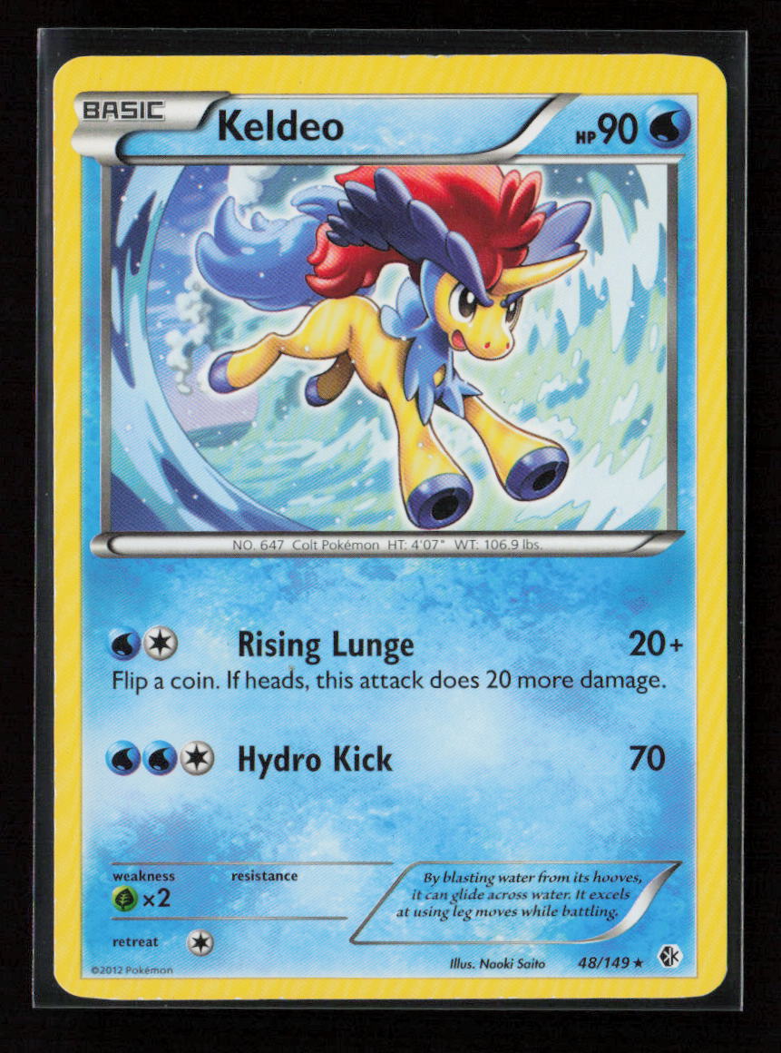 Keldeo (48) Rare Boundaries Crossed 48/149 LP