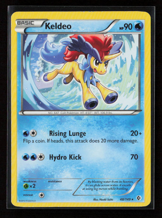 Keldeo (48) Rare Boundaries Crossed 48/149 LP
