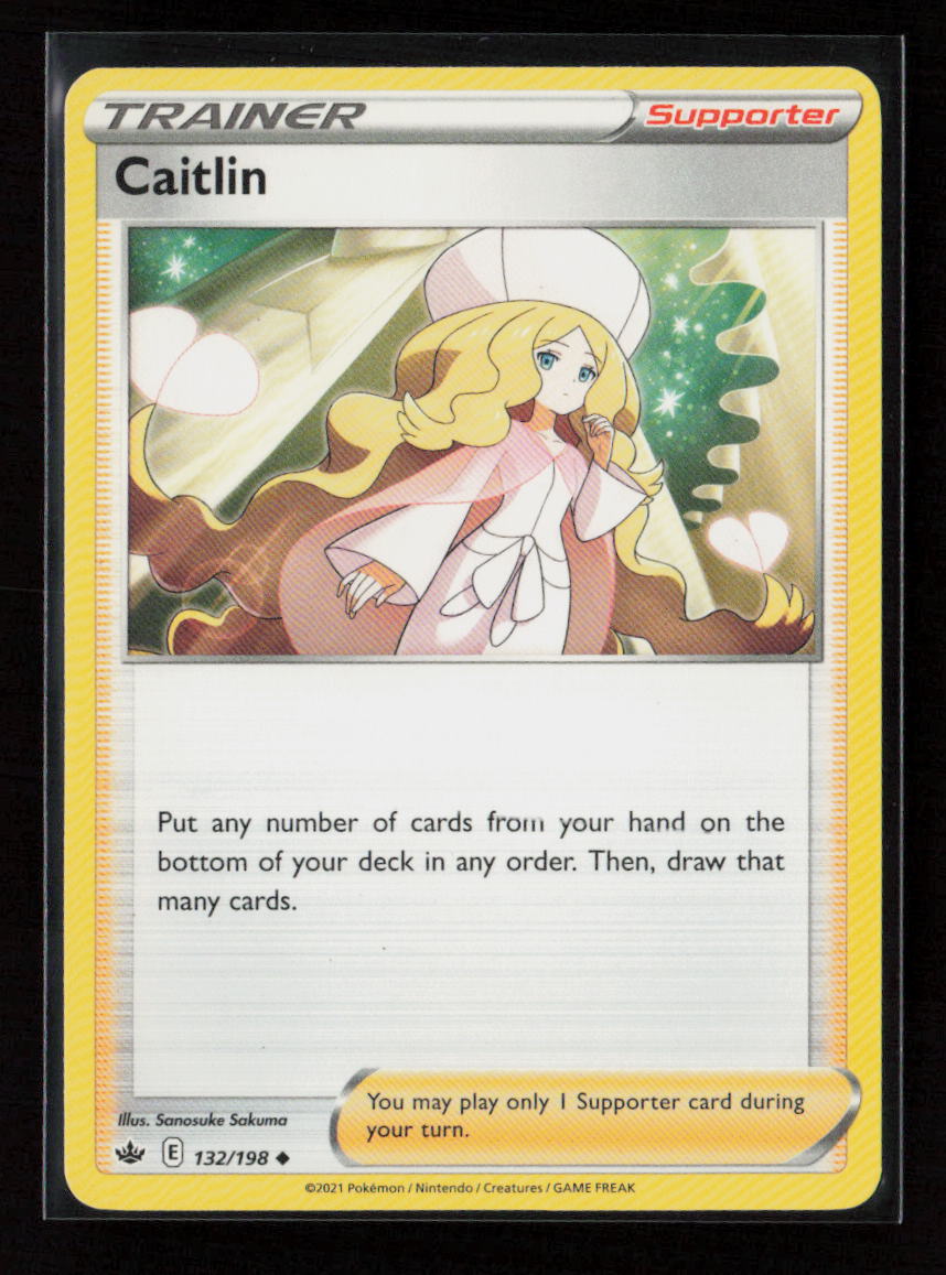 Caitlin Uncommon SWSH06: Chilling Reign 132/198 LP