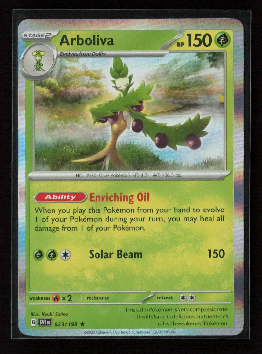 Arboliva Rare SV01: Scarlet & Violet Base Set 023/198 NM - Kang's Collectibles