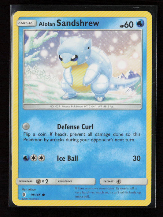 Alolan Sandshrew Common SM - Guardians Rising 19/145 LP